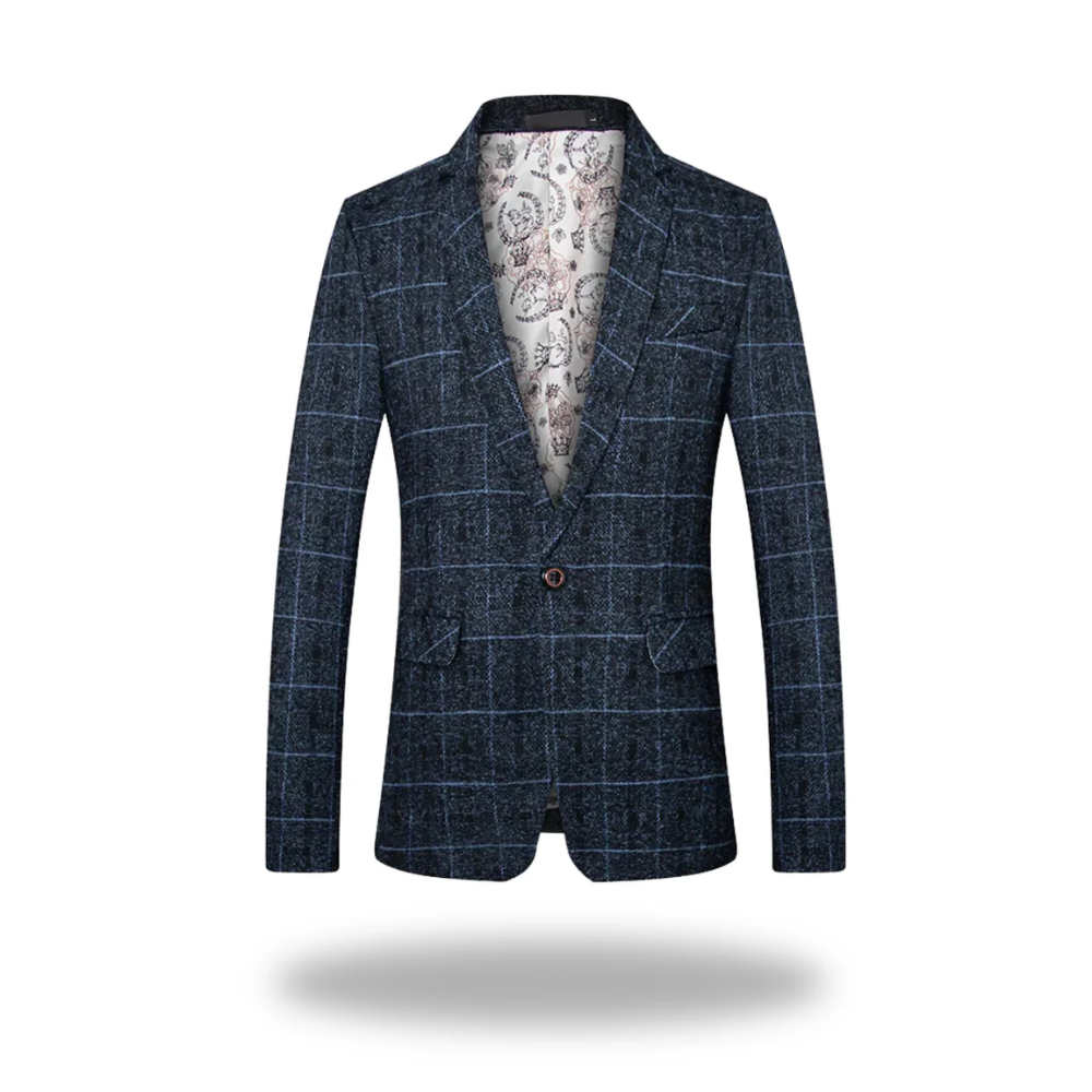 Men's Tailored Modern Blazer Jacket - Image 4