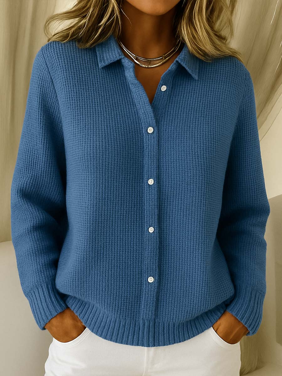 Classic Knitted Button Cardigan - Image 4