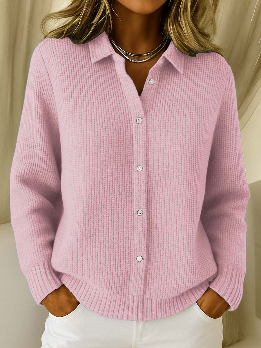 Classic Knitted Button Cardigan - Image 2