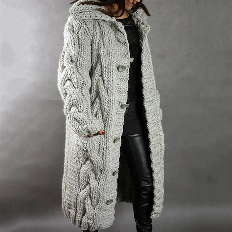 Elegant Cosy Coat With Tummy Coverage - Image 4