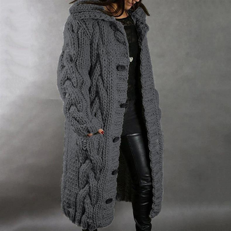 Elegant Cosy Coat With Tummy Coverage - Image 5