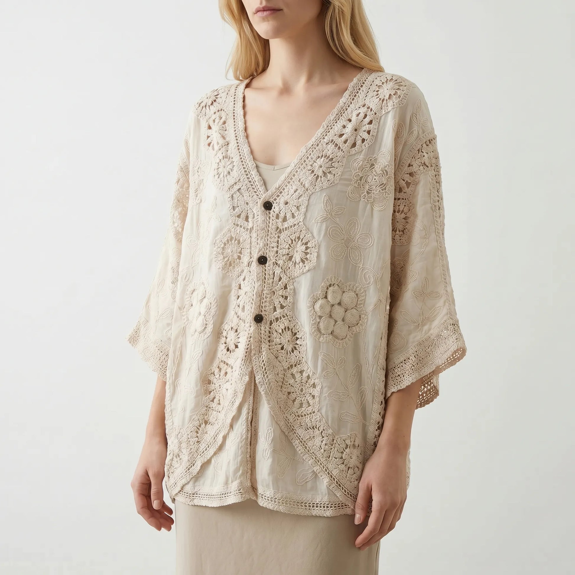 Bohemian Crochet Cardigan - Sara - Image 4