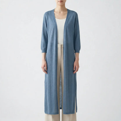 Flowing casual cardigan - Sandy - Image 9