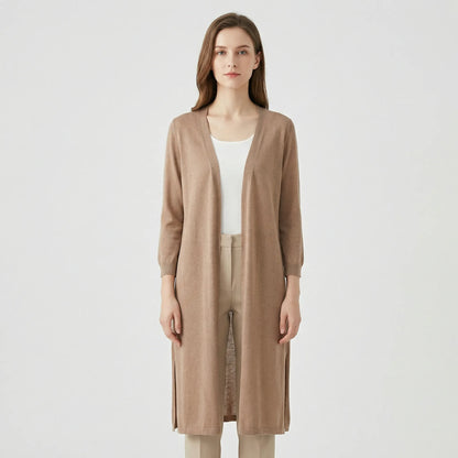 Flowing casual cardigan - Sandy - Image 10