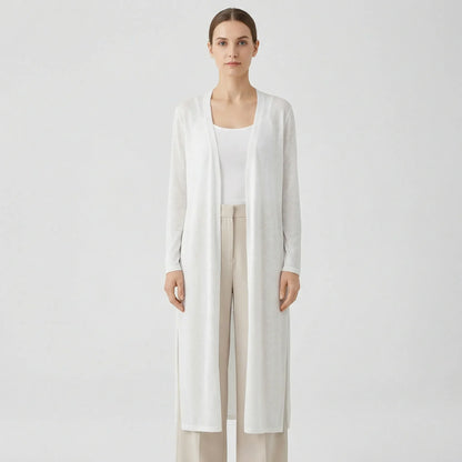 Flowing casual cardigan - Sandy - Image 11