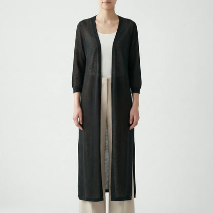 Flowing casual cardigan - Sandy - Image 6