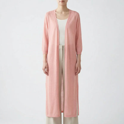 Flowing casual cardigan - Sandy - Image 7