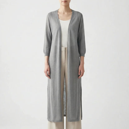 Flowing casual cardigan - Sandy - Image 8
