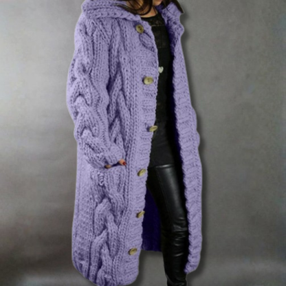Elegant Cosy Coat With Tummy Coverage - Image 7