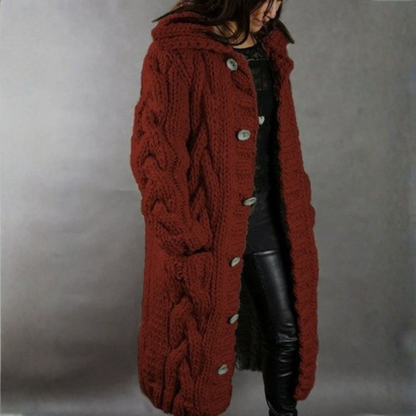 Elegant Cosy Coat With Tummy Coverage - Image 8