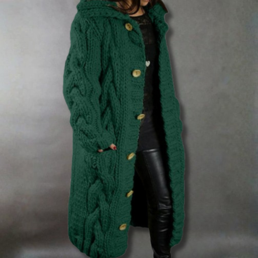 Elegant Cosy Coat With Tummy Coverage - Image 10