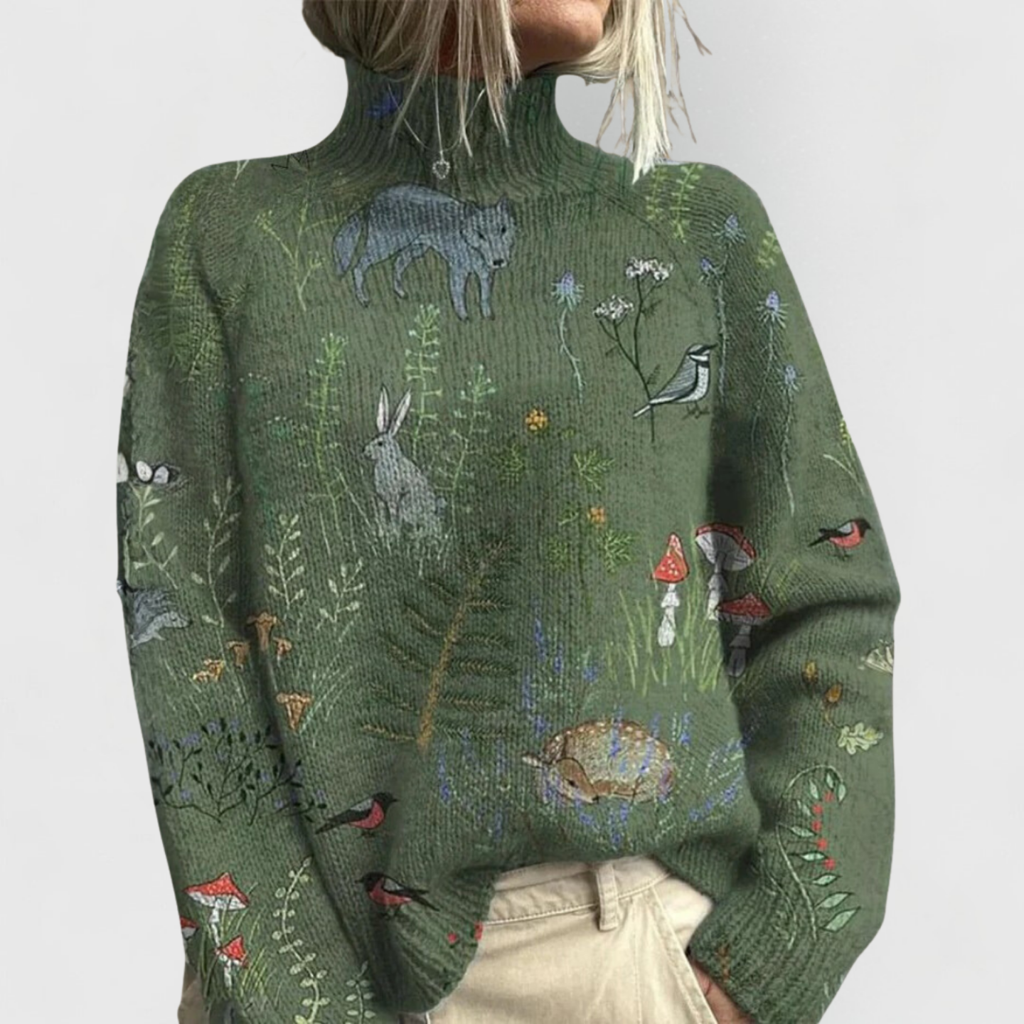 Elegant Turtleneck Sweater - Image 2