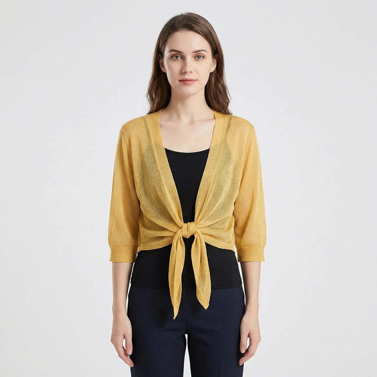 Lightweight Sparkly Shrug Cardigan - Kristi - Image 9