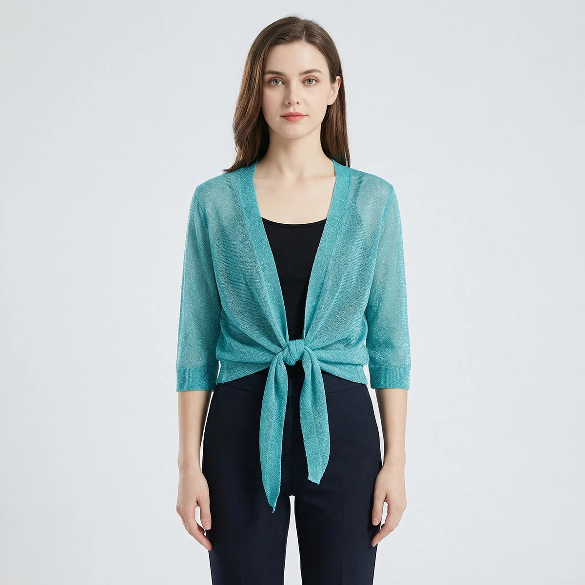 Lightweight Sparkly Shrug Cardigan - Kristi - Image 10