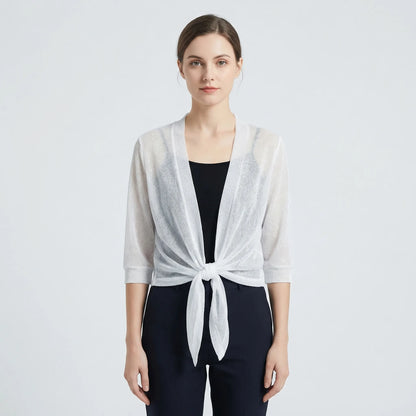 Lightweight Sparkly Shrug Cardigan - Kristi - Image 7