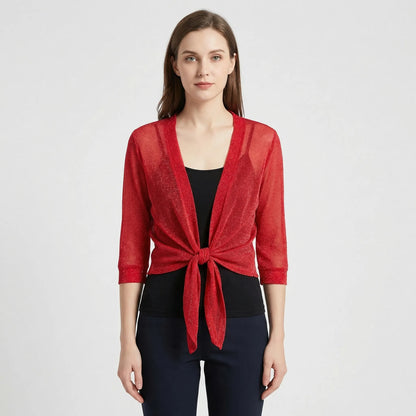 Lightweight Sparkly Shrug Cardigan - Kristi - Image 8