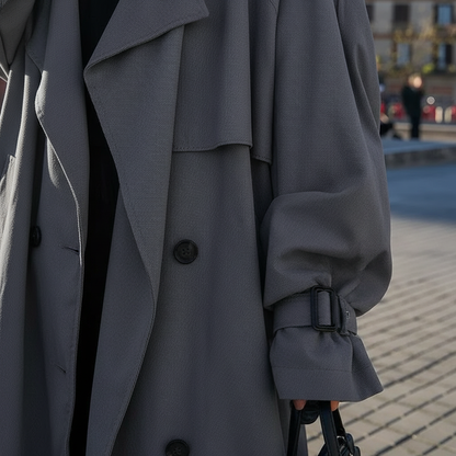 Oversized Long Trench Coat - Scarlett - Image 3
