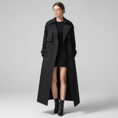 Oversized Long Trench Coat - Scarlett - Image 6