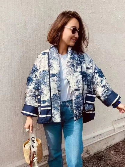 Oversized Quilted Jacket - Giuliana - Image 3