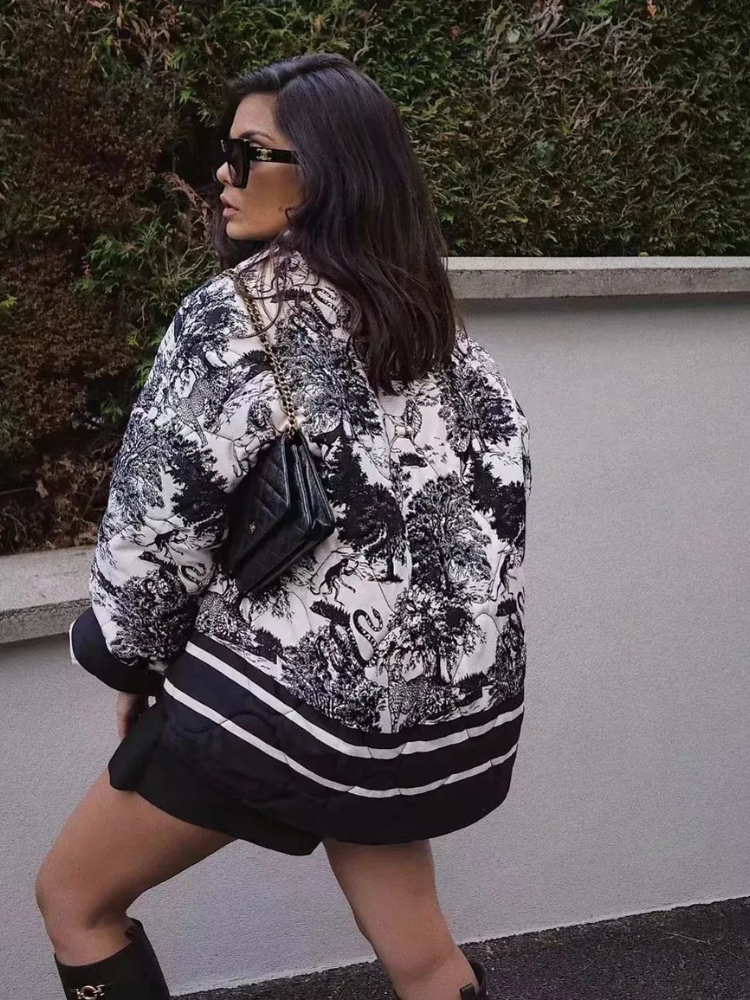 Oversized Quilted Jacket - Giuliana - Image 5
