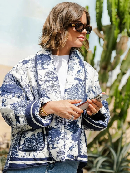 Oversized Quilted Jacket - Giuliana - Image 6