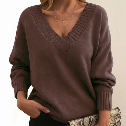 Pullover with V-neck - Angelika - Image 12
