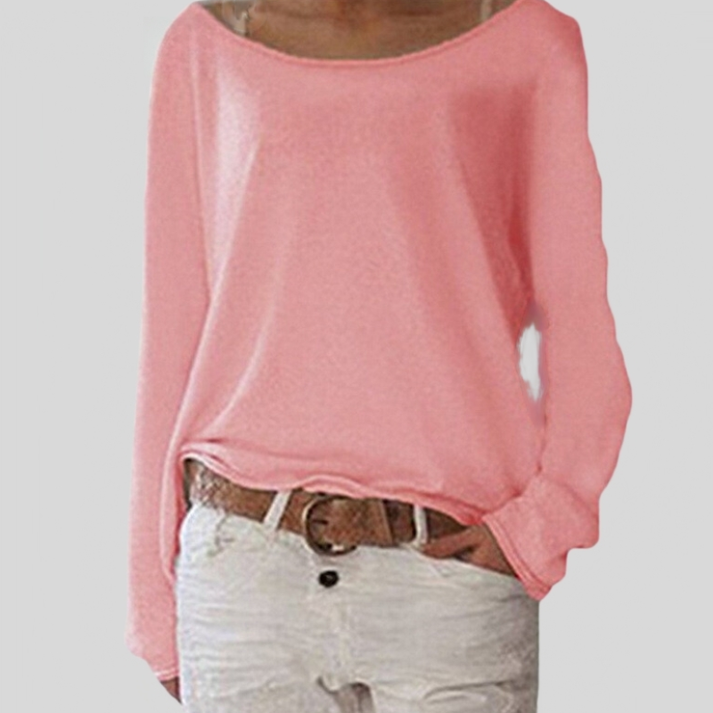 Comfortable Ladies' Sweater with Long Sleeves - Soraya - Image 1