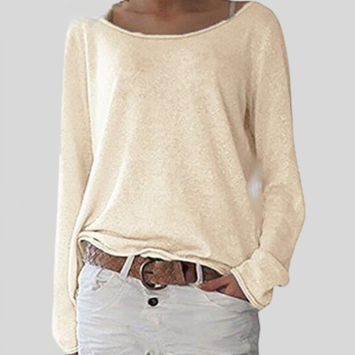 Comfortable Ladies' Sweater with Long Sleeves - Soraya - Image 3