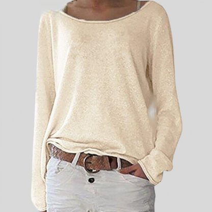 Comfortable Ladies' Sweater with Long Sleeves - Soraya - Image 3