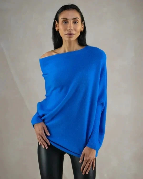 Asymmetric Oversized Women's Sweater - Sophia - Image 8