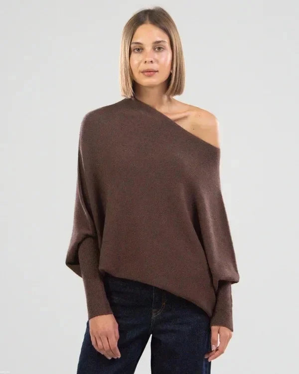 Asymmetric Oversized Women's Sweater - Sophia - Image 10