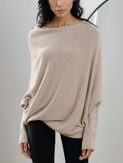 Asymmetric Oversized Women's Sweater - Sophia - Image 5