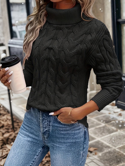 Cable Knit Women's Jumper - Sophia - Image 6