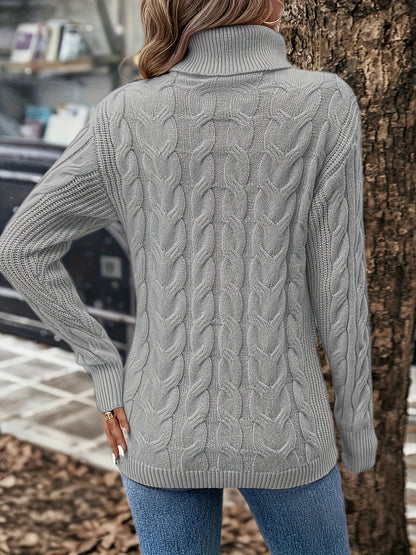 Cable Knit Women's Jumper - Sophia - Image 8