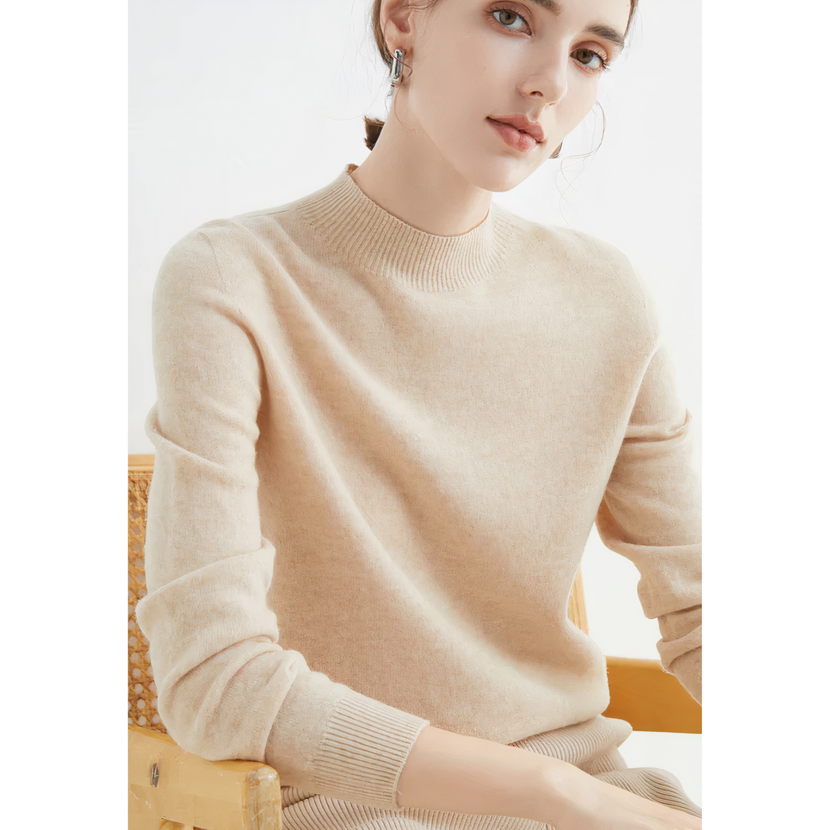 Cashmere Knitted Sweater - Amara - Image 12