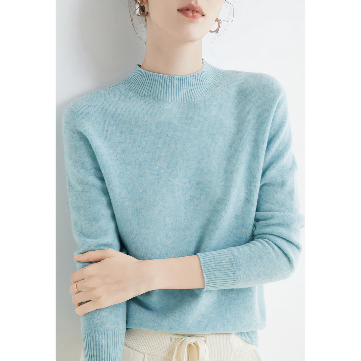 Cashmere Knitted Sweater - Amara - Image 2