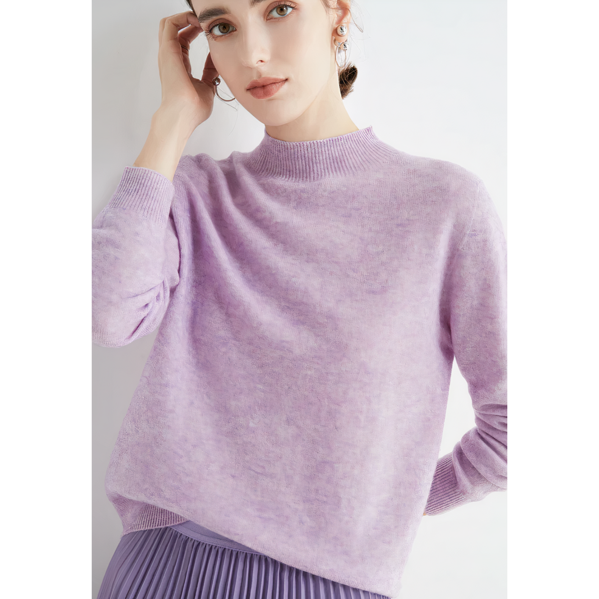 Cashmere Knitted Sweater - Amara - Image 7