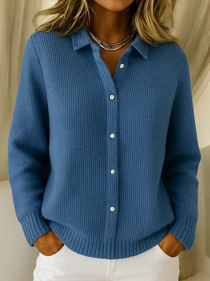 Classic Knitted Button Cardigan - Image 4