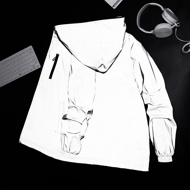 High-Reflective and Waterproof Unisex Rain Jacket - LumiSafe - Image 2