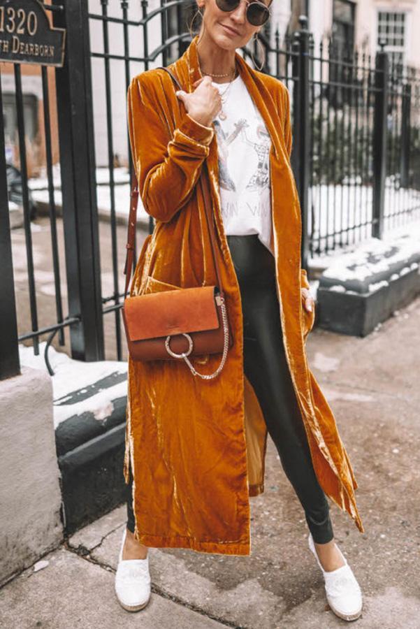 Ladies Stylish Suede Kimono Jacket - Isabella - Image 5