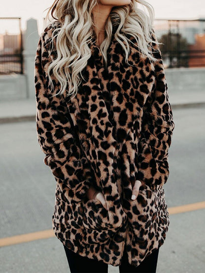 Leopard Winter Coat - WildFrost - Image 3