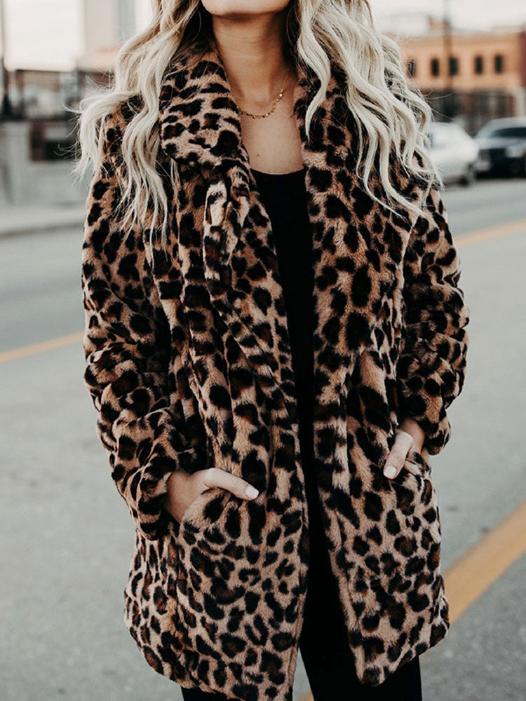 Leopard Winter Coat - WildFrost - Image 4
