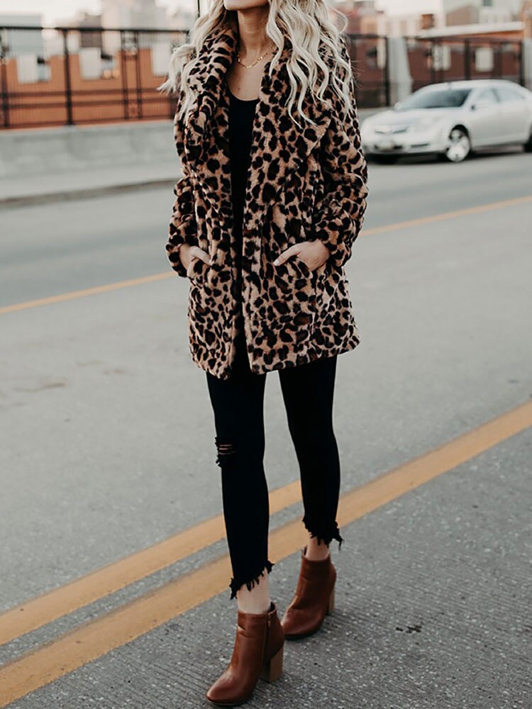 Leopard Winter Coat - WildFrost - Image 7