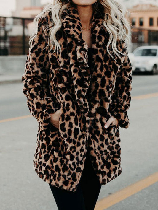 Leopard Winter Coat - WildFrost - Image 1