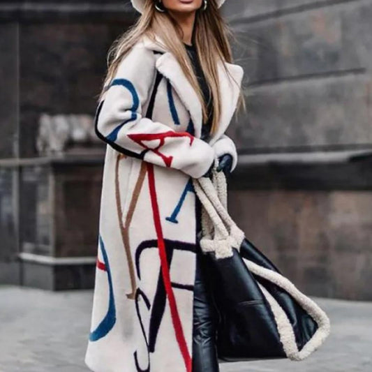 Long Warm Ladies Winter Coat - Sofia - Image 1
