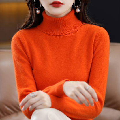 Luxury Cashmere Ladies Turtleneck - Elena - Image 9