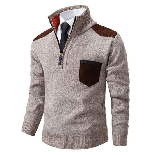 Luxury Cashmere Men's Pullover - Archer - Image 1