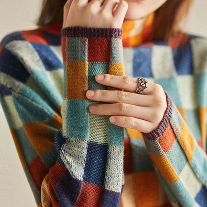Luxury Cashmere Turtleneck - Aurora - Image 2