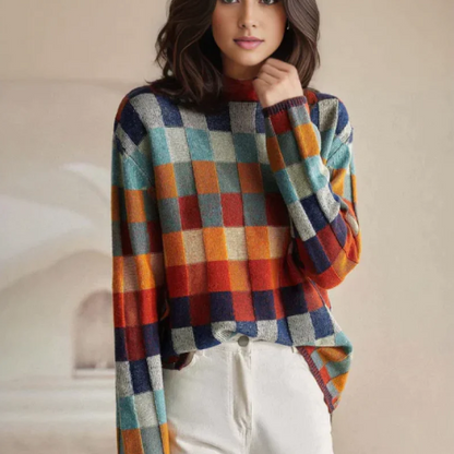 Luxury Cashmere Turtleneck - Aurora - Image 1