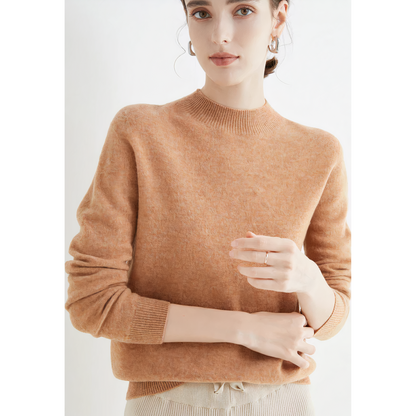 Luxury Knitted Cashmere Sweater for Women - Evelina - Image 9